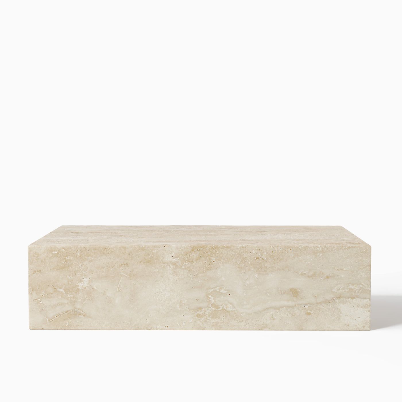 Cube Travertine Coffee Table