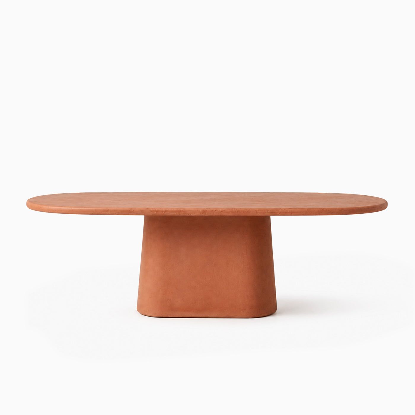 Erice Terracotta Microconcrete Dining Table