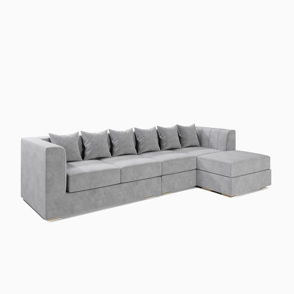 Grand Luxe 5-Seater Corner Sofa