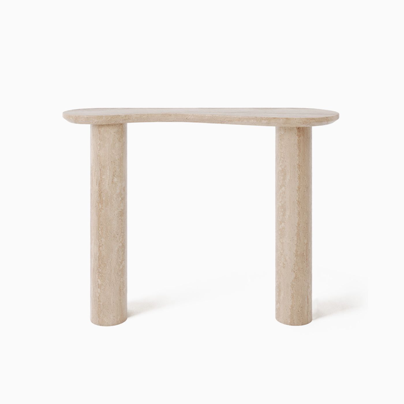 Lawrence Cream Travertine Console