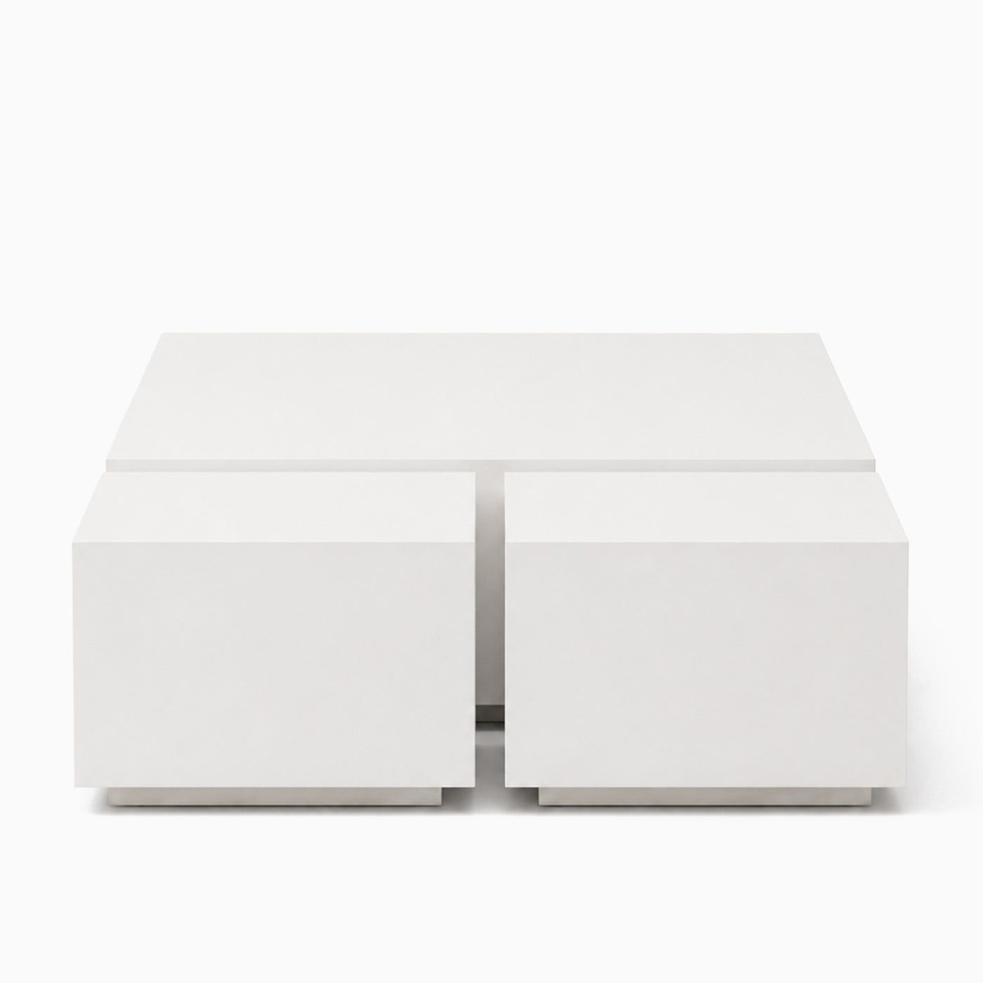 Maximilian White Microconcrete Coffee Table