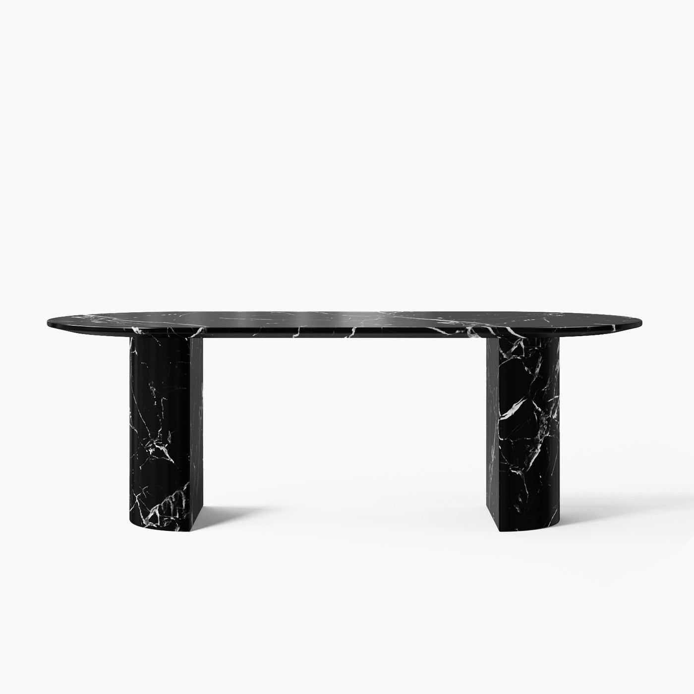 Modena Black Marquina Dining Table