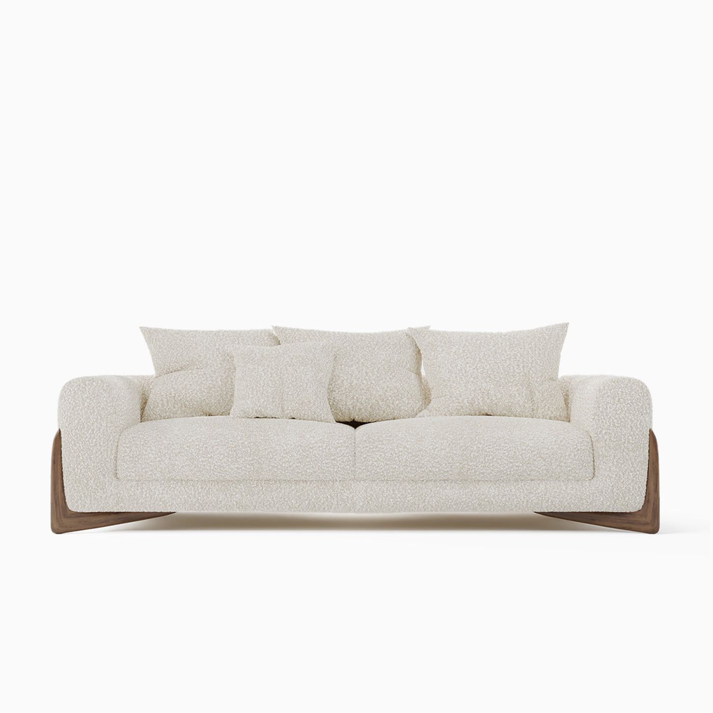 Timber 2-Seater Straight Sofa