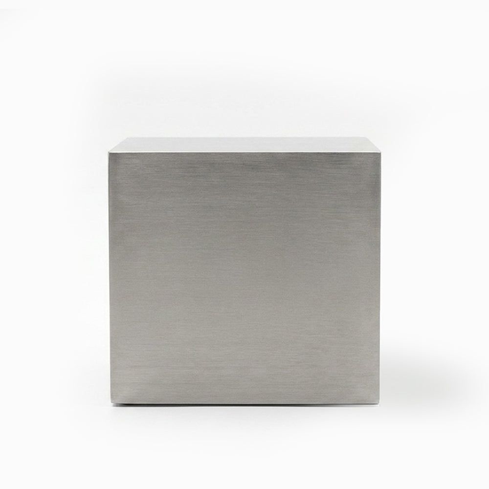 Vesper Steel Cube Side Table